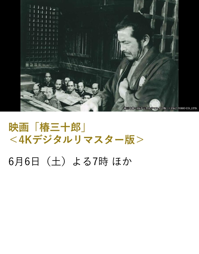 映画「椿三十郎」 <4Kデジタルリマスター版>