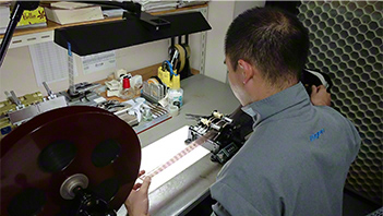 デジタルリマスターの作業の様子